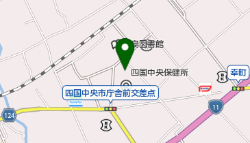 四国中央市役所 本庁 市民部 保健推進課・保健センターの地図画像
