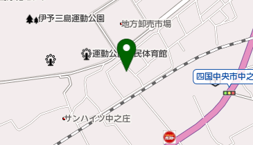 四国中央市役所 三島施設 住宅管理中之庄団地作業所の地図画像