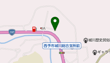 西予市商工会 城川支所の地図画像