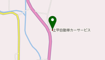 上甲自動車カーサービスの地図画像
