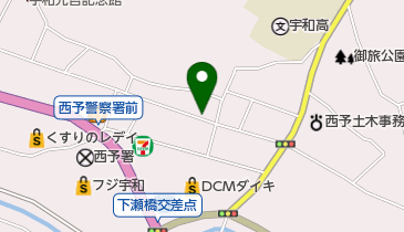 マツカワ理容の地図画像