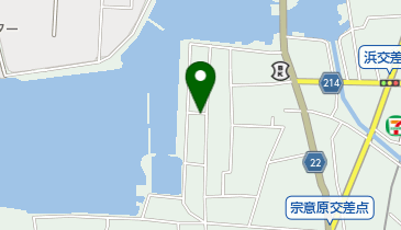 金井陶器店の地図画像