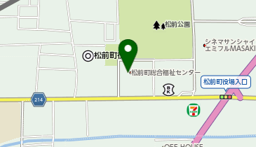 松前町社会福祉協議会の地図画像