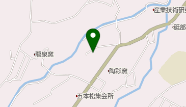 竹山窯の地図画像