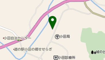 ファミリーファッションおだの地図画像