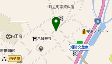 本川時計メガネ店の地図画像