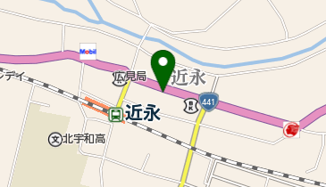 美容室高木の地図画像