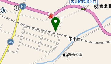 鬼北町立 近永保育所の地図画像