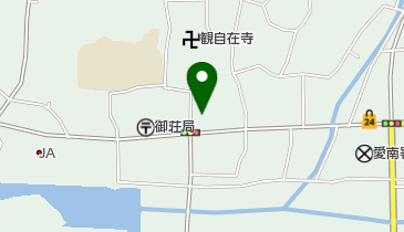 かどや化粧品店の地図画像