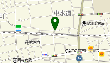 上地接骨はり灸院の地図画像