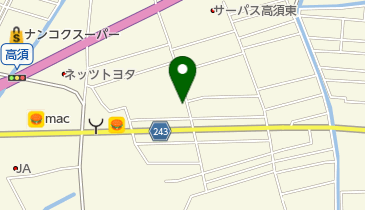 室内装飾コマツの地図画像