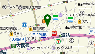 ZOO高知店の地図画像
