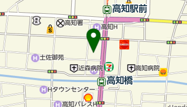 興和創薬株式会社高知営業所の地図画像