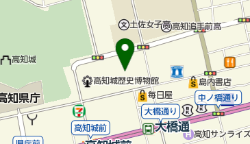 まるよし食堂の地図画像