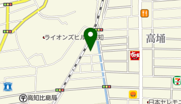 土佐通信システム株式会社の地図画像