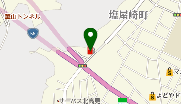 吉永石油有限会社 高見SSの地図画像