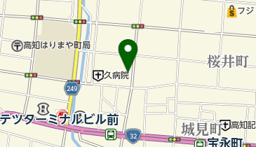 濱口洋傘店の地図画像