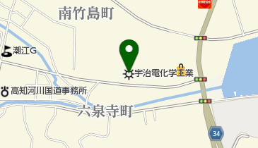 宇治電化学工業株式会社の地図画像