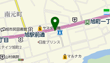 ヒロタデンキ旭店の地図画像