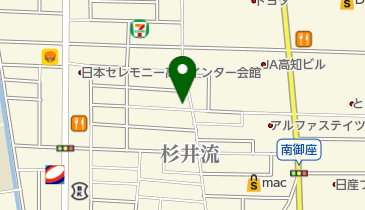 有限会社高知特機の地図画像