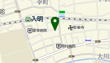 門田レンタル寝具店の地図画像