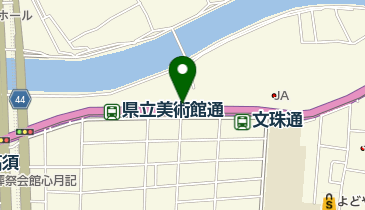 まつ美容室の地図画像