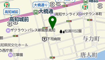 高知県教科書株式会社の地図画像