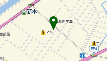 高知福音教会の地図画像