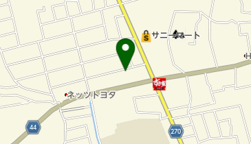 クリーニングの山本屋 中万々店の地図画像