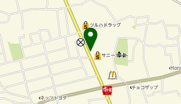 バンクリーニング 万々店の地図画像