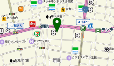 財団法人介護労働安定センター高知支部(公益財団法人)の地図画像