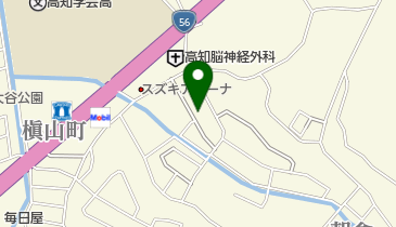 高知県看護協会の地図画像