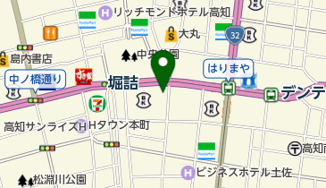 GLA高知会館の地図画像