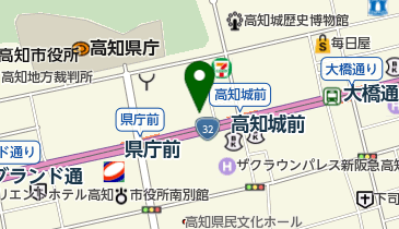 四国税理士会高知支部の地図画像