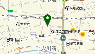 寿学生寮の地図画像