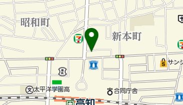 健康自然食品店大坪の地図画像