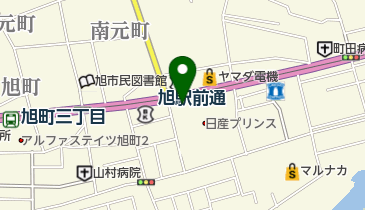 ゆうなぎ亭の地図画像