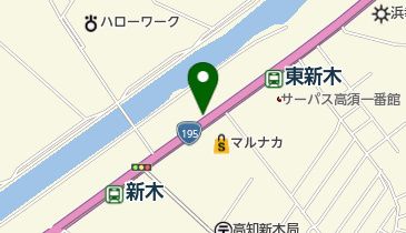 新木自動車の地図画像