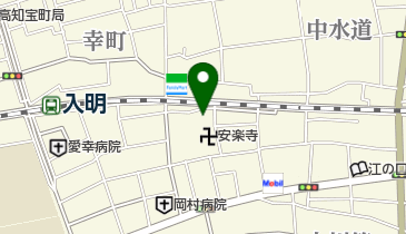 安楽寺の地図画像