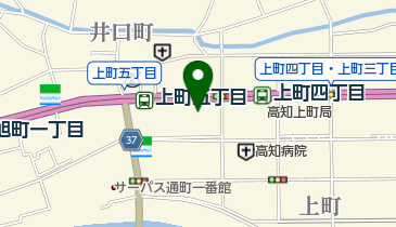 法音寺高知布教所の地図画像