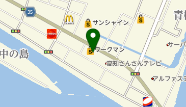 高知新聞 上久保販売所の地図画像