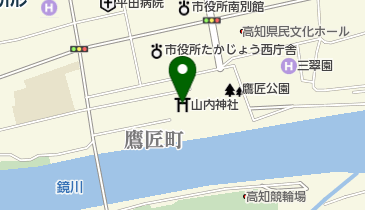 山内神社の地図画像
