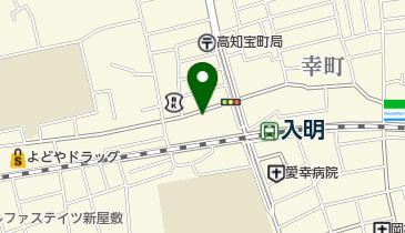 中内接骨院の地図画像