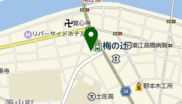 浜勝鮮魚店の地図画像