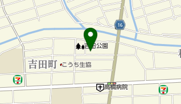 ヤクルト株式会社高知ヤクルト販売 城北センターの地図画像