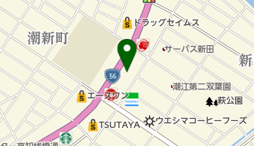 PA・ZA・PA美容室桟橋店の地図画像