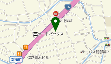 ポケット美容室の地図画像