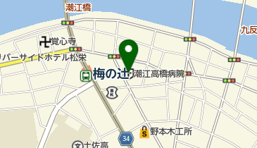 潮江コンタクトの地図画像