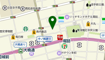 どんぐり共和国高知店の地図画像