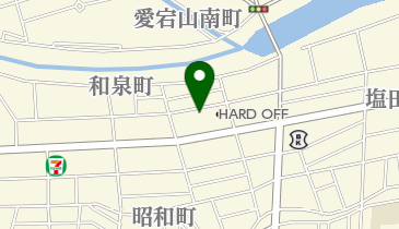 有限会社七和の地図画像